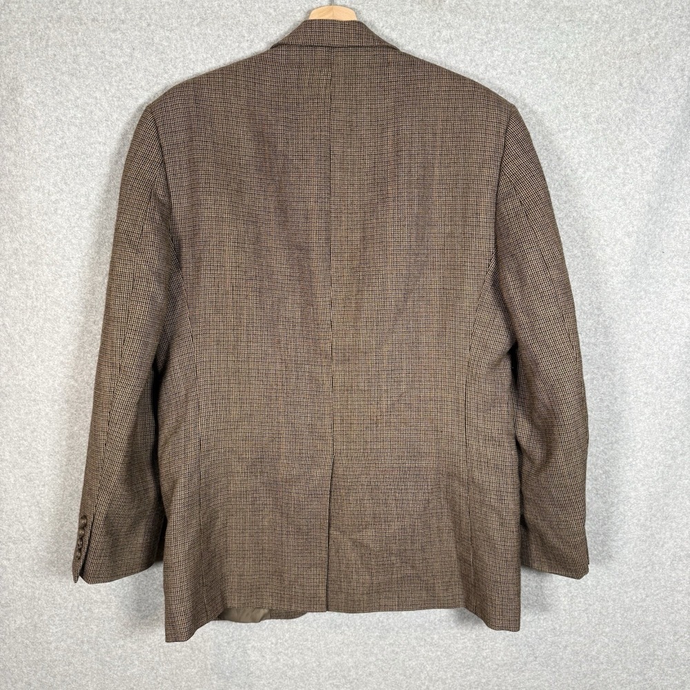 Chaps Ralph Lauren Blazer Jacket Mens 40 R Brown - Picture 3 of 7